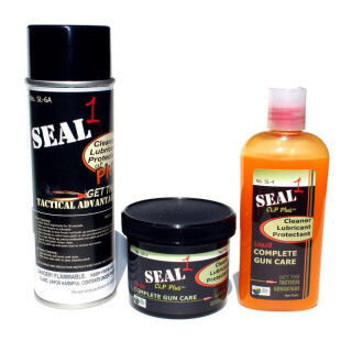 SEAL 1 Complete Tactical Gun Care Kit Liquid Paste Aerosol Cloth Brush Swabs SKIT-4