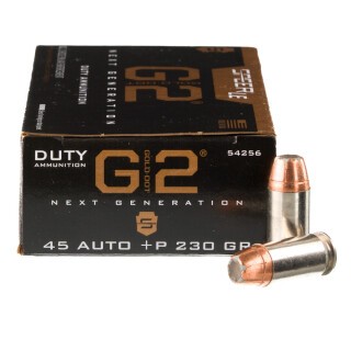 Speer LE Gold Dot G2 .45 ACP +P Ammunition 50 Rounds JHP 230 Grain