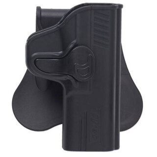 Bulldog Rapid Release For Ruger SR9 Paddle Holster Right Hand Polymer Black