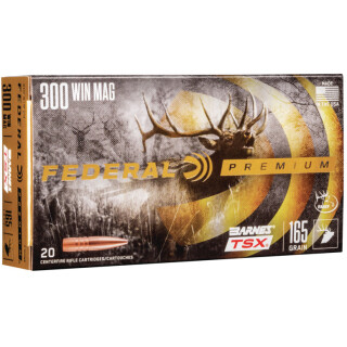 Federal Barnes TSX 300 Win Mag Ammo 165 Grain 20 Rounds