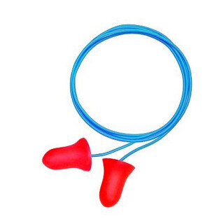 Howard Leight Corded Foam Earplugs Red 3 Pairs R01180