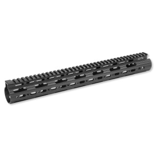 Leapers UTG PRO AR-15 Super Slim Free Float Handguard 15" Aluminum Black MTU019SS
