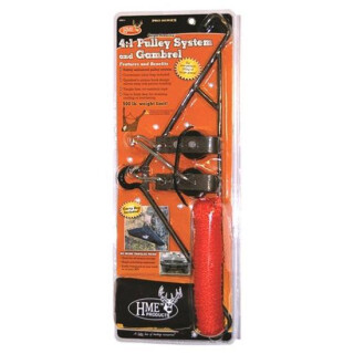 HME Products Game Hanging Gambrel and Hoist 4:1 Ratio 500 Pounds GHG4