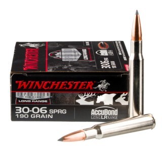 Winchester Expedition Big Game .30-06 Springfield Ammunition 20 Rounds AccuBond LR 190 Grains