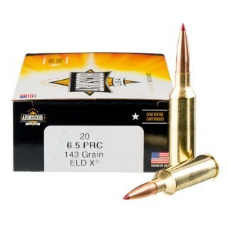 Armscor USA 6.5 PRC Ammunition 200 Rounds ELD-X 143 Grains