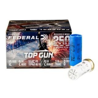 Federal 250th Anniversary USA 12 Gauge Shotshell 25 Rounds 2-3/4" #8 Shot 1-1/8 Ounce