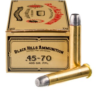 Black Hills Cowboy Action .45-70 Government Ammunition 20 Rounds LFP 405 Grain