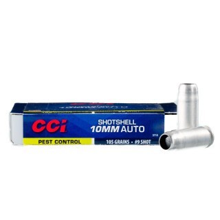 CCI Pest Control Shotshell 10mm Auto Ammunition 10 Rounds #9 Shot 105 Grains