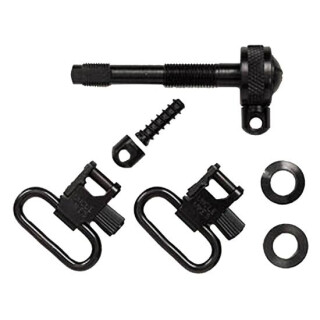 Uncle Mike's Quick Detach Sling Swivel Set Remington 742 ADL 1" Swivel Steel Black