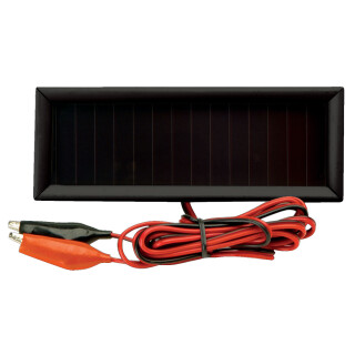 American Hunter Economy 6V Solar Charger Trickle Charge Alligator Clips Mounting Bracket