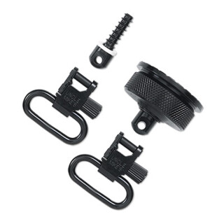 Uncle Mike's Remington 870 20 Gauge Shotgun Swivel Cap Set Steel Black