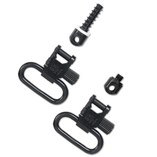Uncle Mike's Quick Detach Forend Band Style Swivels/Machine Screw Base 1" Swivel Steel Black