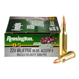 Remington Premier .224 Valkyrie Ammunition 20 Rounds AccuTip-V 60 Grains