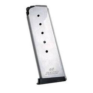 Kahr Arms CM45/PM45 Magazine .45 ACP 5 Rounds Polymer Extended Baseplate Stainless Steel K525