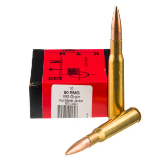 BVAC .50 BMG Ammunition 10 Rounds FMJ 690 Grain Remanufactured