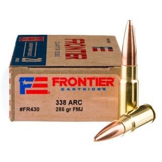 Hornady Frontier .338 ARC Ammunition 20 Rounds FMJ 285 Grains