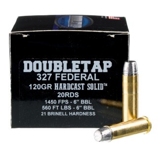 Doubletap .327 Federal Magnum Ammunition 20 Rounds Hard Cast 120 Grains