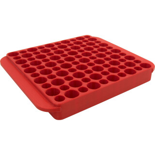 Hornady Magnum Reloading Block Shotgun and .50 Caliber 50 round Capacity Polymer Red