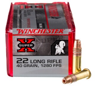Winchester Super-X .22 Long Rifle Ammunition 2000 Rounds CPHP 40 Grain
