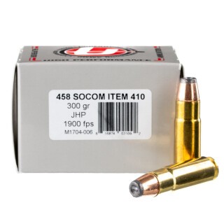 Underwood Ammo .458 SOCOM Ammunition 20 Rounds XTP JHP 300 Grain