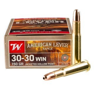Winchester American Lever Range .30-30 Winchester Ammunition 20 Rounds JHP 150 Grains