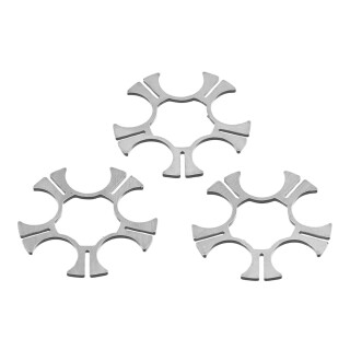 Ruger SP101 9mm Luger Factory Moon Clip Stainless Steel Construction 3 Pack
