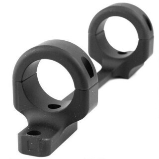 DNZ Products Game Reaper One Piece Scope Base/Ring Combo Offset Rings Savage Round Receiver Long Action 1" Tube Medium Height 6061-T6 Billet Aluminum Anodized Matte Black Finish