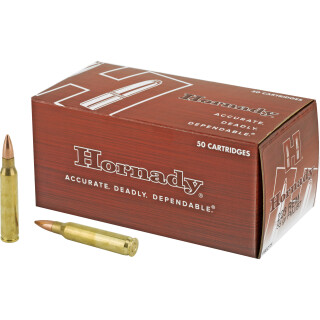 Hornady Custom .223 Remington Ammunition 500 Rounds FMJ-BT 55 Grain