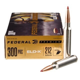 Federal .300 PRC Ammunition 20 Rounds ELD-X 212 Grains