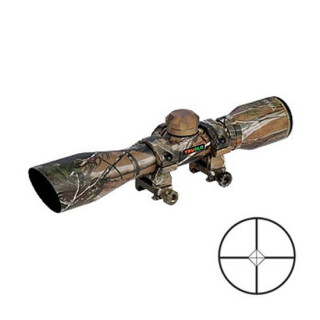 TRUGLO Compact Shotgun Scope 4x32 Diamond Ballistic Reticle 1/4 MOA Camo