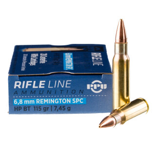 Prvi Partizan PPU Metric 6.8 SPC Ammunition 20 Rounds 115 Grain HPBT 2624fps