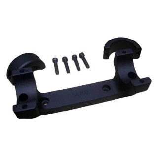 DNZ Products Game Reaper One Piece Scope Base/Ring Combo Remington 7400/7600/7615/750 1" Tube High Height 6061-T6 Billet Aluminum Anodized Matte Black Finish