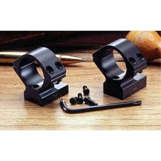 Remington 700 Lightweight Extended 1-Piece Alloy Scope Mount 1" Low Rings Black Anodized Finish