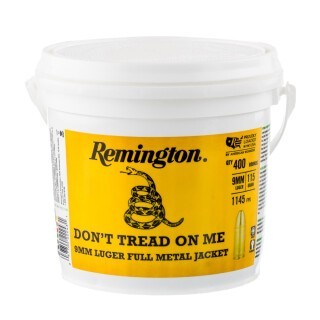 Remington Don't Tread On Me 9mm Luger Ammunition 400 Rounds FMJ 115 Grains