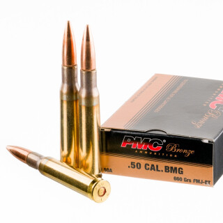 PMC Bronze .50 BMG Ammunition 200 Rounds FMJ 660 Grain