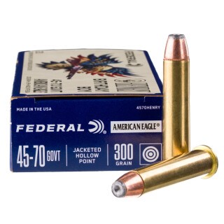 Federal Henry 250th Anniversary .45-70 Government Ammunition 20 Rounds JHP 300 Grains