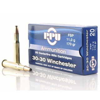 Prvi Partizan .30-30 Winchester Ammunition 20 Rounds FSP 170 Grain