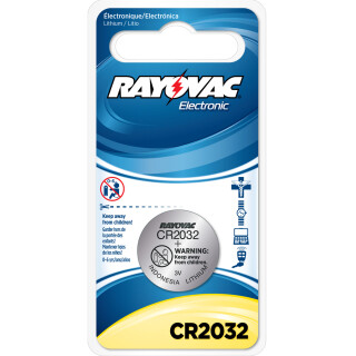 Rayovac CR2032 3V Lithium Replacement Battery