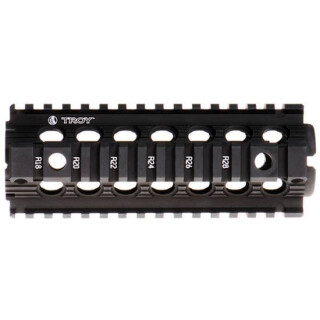 Troy Industries AR-15 MRF-D BattleRail 7" Drop In Carbine Length Rail Aluminum Black SRAI-MRF-D7BT-00