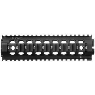 Troy Industries AR-15 Drop-In Handguard Mid-Length 9" Quad Rail Aluminum Anodized Black