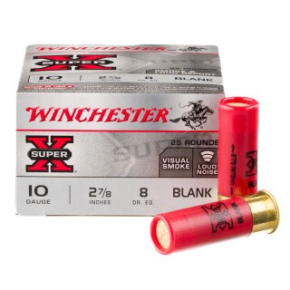 Winchester 10 Gauge Black Powder Blank Load 2-7/8" 25 Rounds XBP10