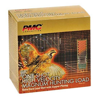 Ammo 12 Gauge PMC One Shot HV Magnum Steel 3" #1 Steel 1-1/4 Ounce 250 Round Case 1450 fps HVST1231