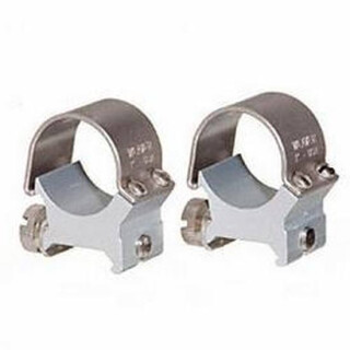 Weaver 1" Scope Rings Detachable Top Weaver Mount Aluminum High Silver 49167