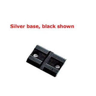 Weaver No. 402S Base Savage, Winchester, and Others Standard Detachable Top-Mount Extension Base Front Silver