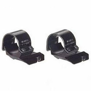Weaver 1" Detachable Top Mount Dual Extension Rings High Black Gloss