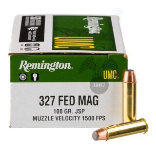 Remington UMC .327 Federal Magnum Ammunition 50 Rounds JSP 100 Grains