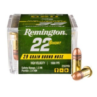 Remington .22 Short Ammunition 50 Rounds CPRN 29 Grains