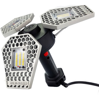 Striker TRiLIGHT ShopLight White LED 3000 Lumen Plug In Aluminum Silver/Black