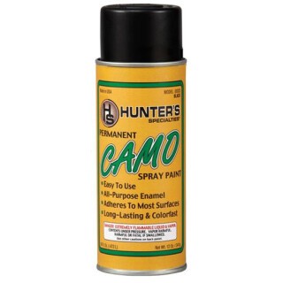 Hunter's Specialties Permanent Camo Spray Paint 12 Ounce Flat Black