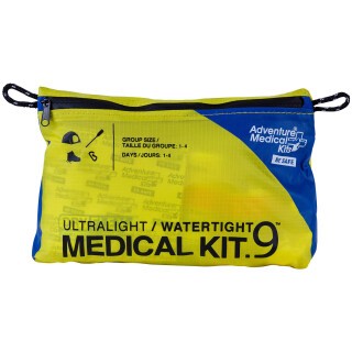Adventure Medical Kits Ultralight / Watertight .9 Medical Kit Up to 4 People for 4 Day Trip